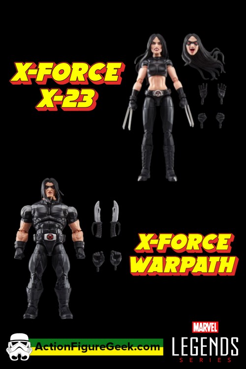 Part of the Marvel Legends X-Force X-23 and Warpath Action Figure 2-Pack