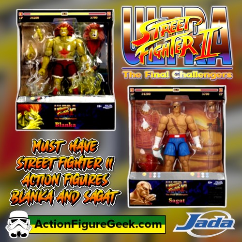 Ultra Street Fighter II Blanka and Sagat Deluxe Action Figures – Buyer's Guide FEATURED