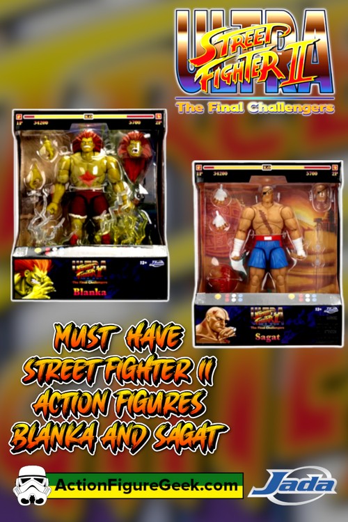 Unleash the Fighters: Ultra Street Fighter II Blanka & Sagat Deluxe Figures