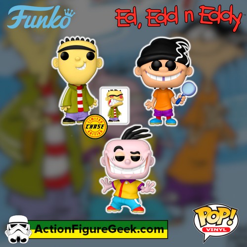 Ed, Edd n Eddy Funko Pops with Chase featured