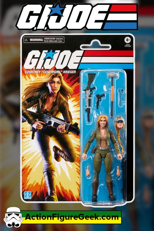 G.I. Joe Classified Series Retro Cardback Courtney Cover Girl Krieger 6-Inch Action Figure