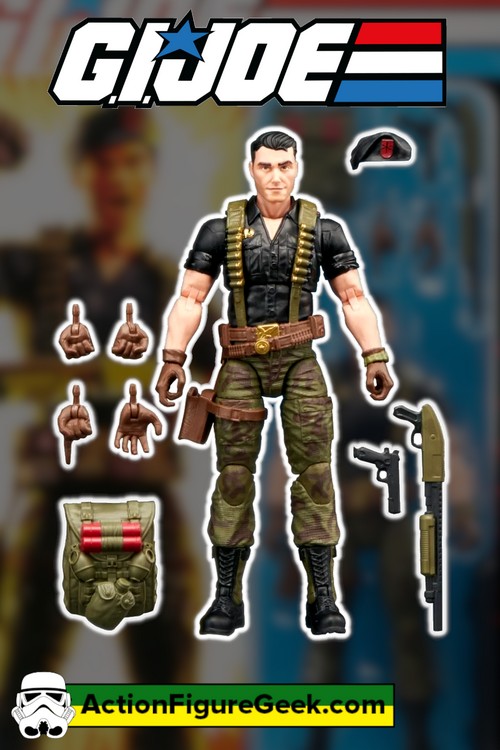 G.I. Joe Classified Series Retro Cardback Flint 6-Inch Action Figure with accessories