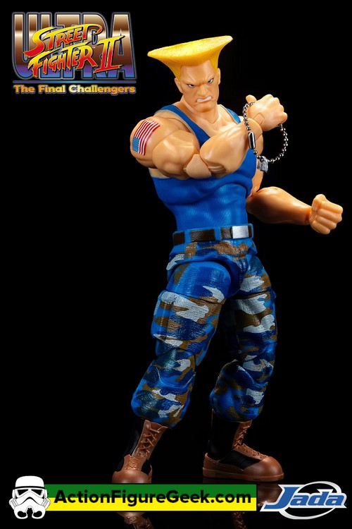 Guile - The Legendary Fighter of Street Fighter II - The Player 2 Colour Scheme - A Nostalgic Nod to Arcade Days