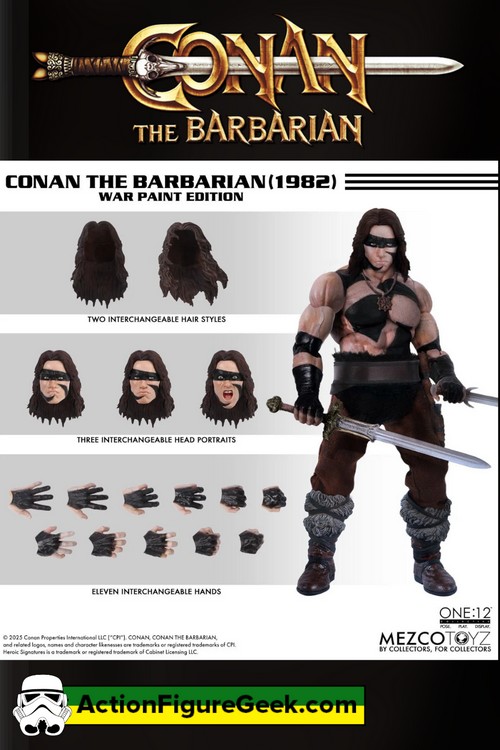 Key Features of the Conan The Barbarian - War Paint Edition