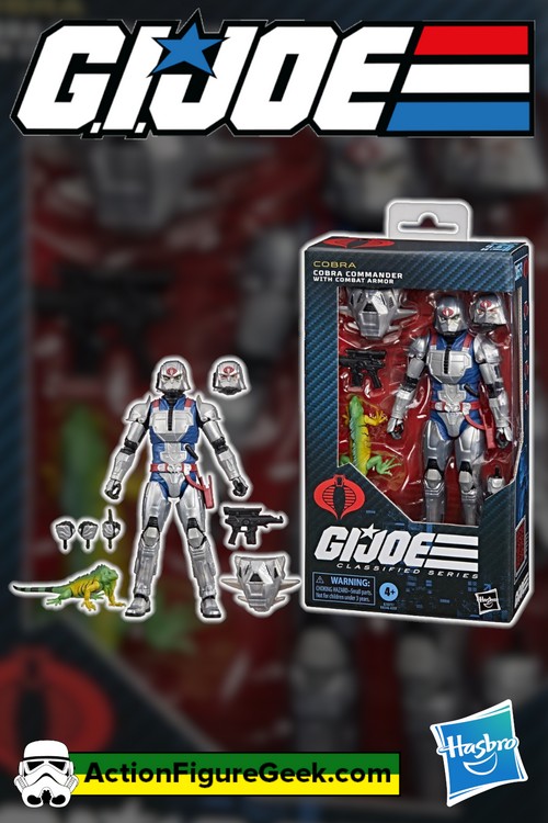 G.I. Joe Classified Series Cobra Commander with Combat Armor 6-Inch Action Figure