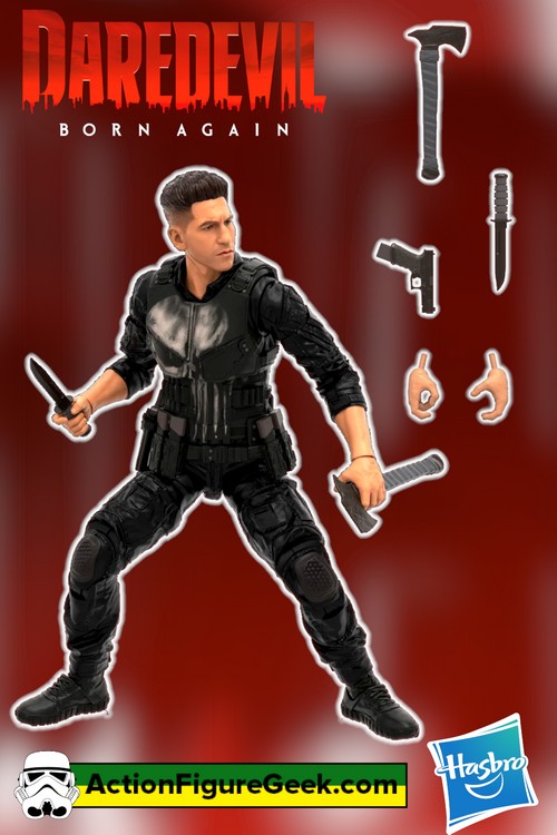 Marvel Legends Daredevil Born Again Punisher 6-Inch Action Figure