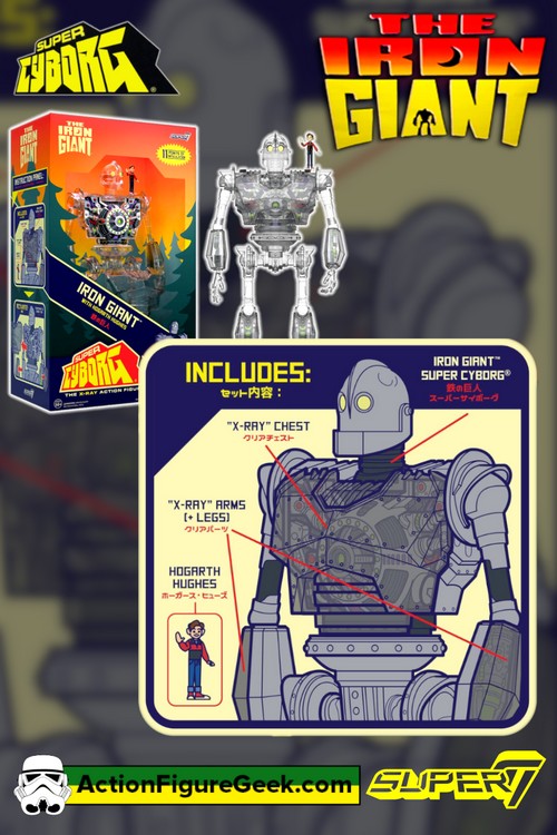 Where to Buy the Super Cyborg - The Iron Giant (Clear)