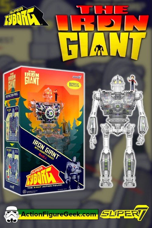 The Iron Giant Super Cyborg - The Iron Giant (Clear) - A Must-Have for Collectors and Fans