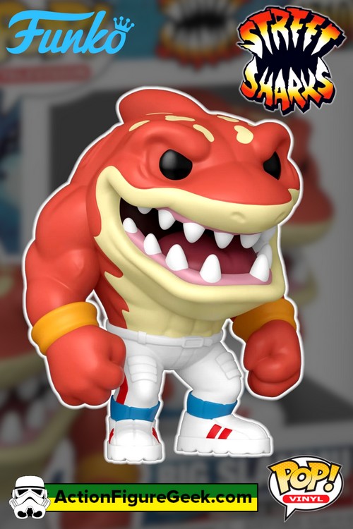 1710 Street Sharks Big Slammu Funko Pop! The Muscle-Packed Powerhouse of the Street Sharks Crew