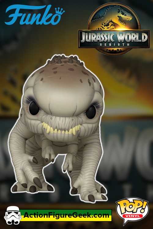 1800 Jurassic World Rebirth Distortus Rex Funko Pop! Hybrid Terror from the Future of Evolution