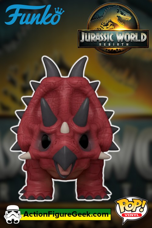 1803 Jurassic World Rebirth Diabloceratops - The Armored Herbivore Strikes a Pose