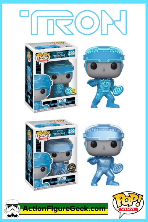 489 Tron GITD and Tron GITD Chase Variant Funko Pops - The Digital Legend Lights Up!
