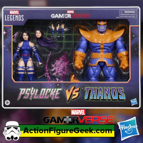 Marvel Legends Psylocke and Thanos Gamerverse Action Figure 2-pack featured