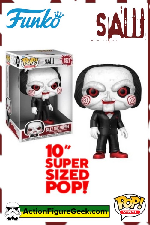 1821 Saw Billy the Puppet Supersized Funko Pop!
